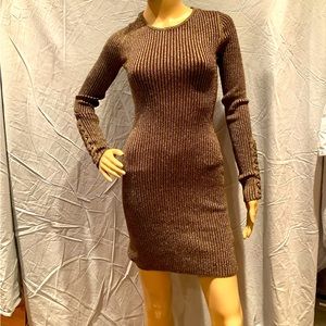 Derek Heart Shimmer Midi Dress